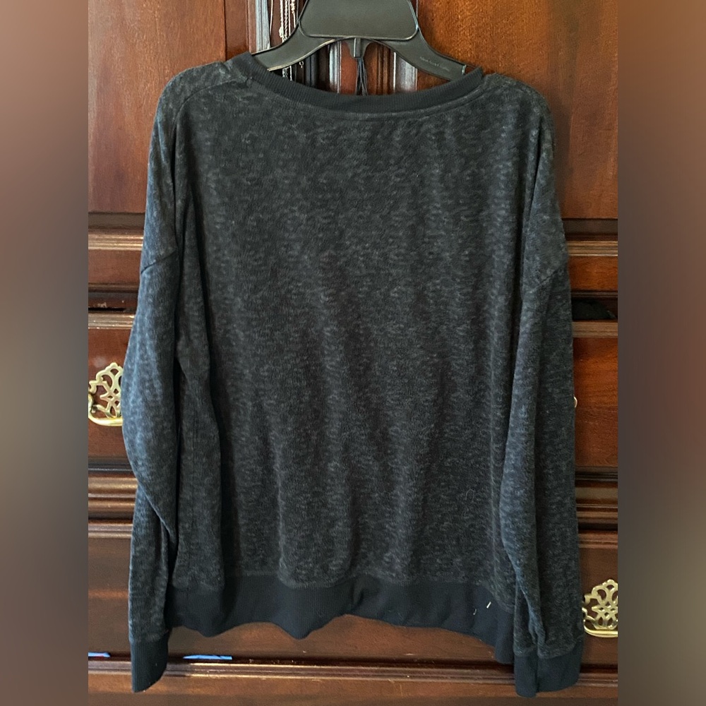 Secret Treasures Red and Gray Sweater - Picture 3 of 3